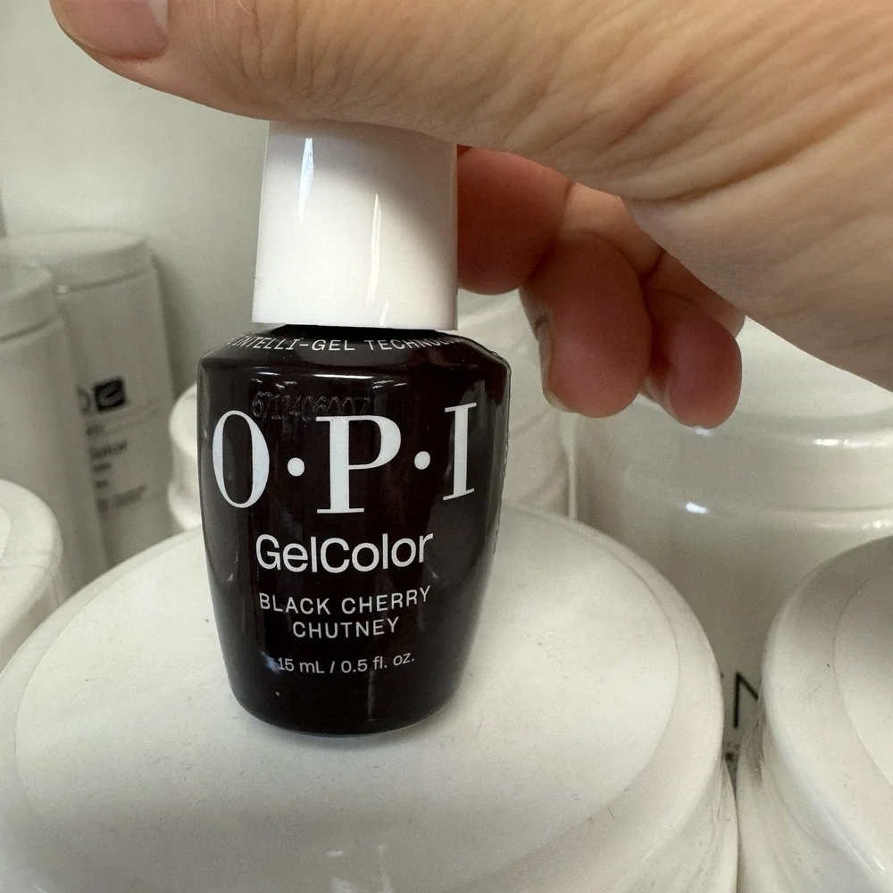 OPI GelColor Intelli-Gel GC I43 Black Cherry Chutney 0.5oz